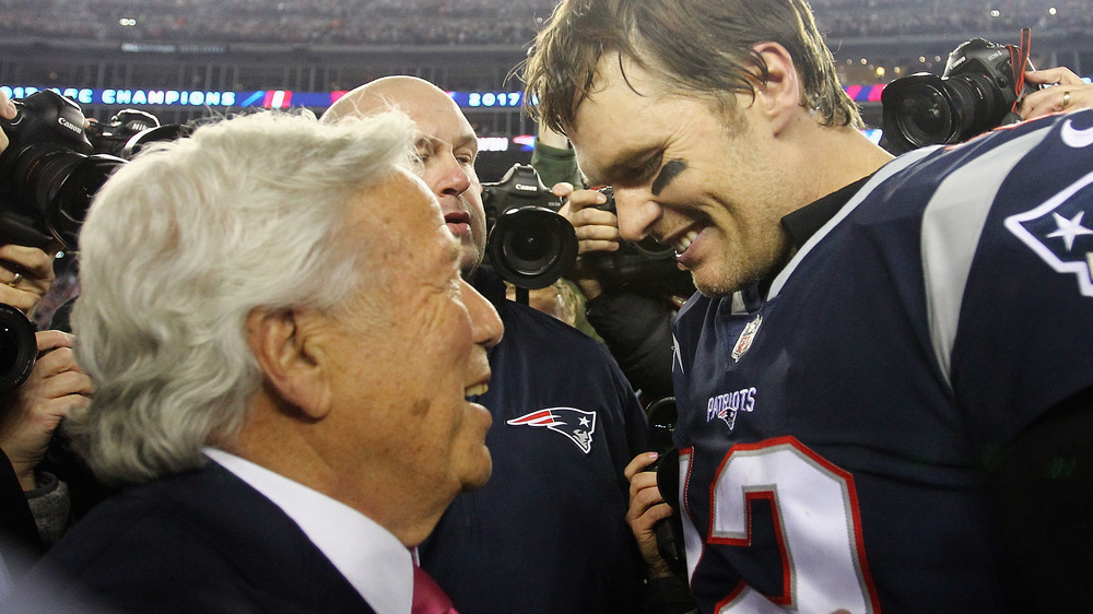 Robert Kraft Tom Brady