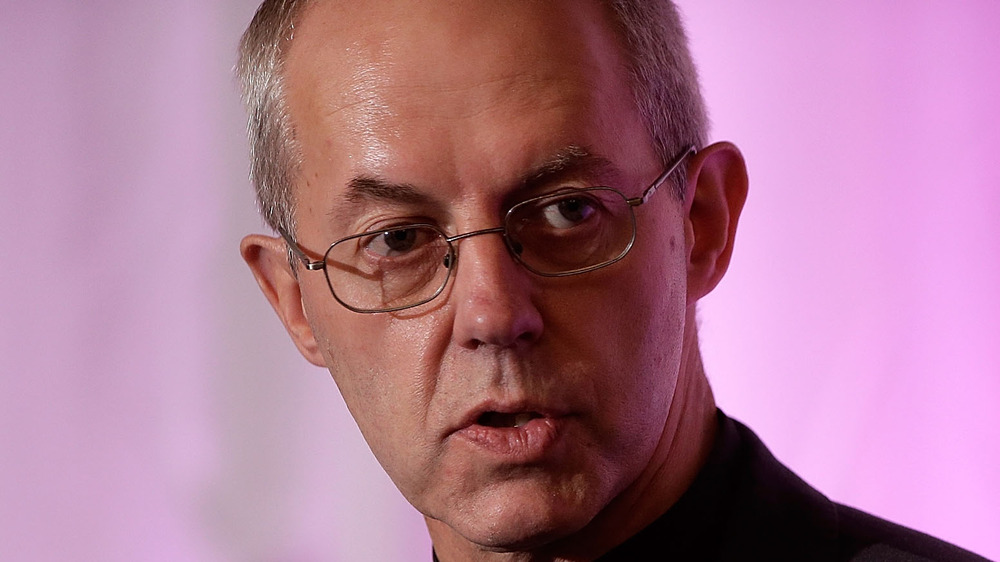 El arzobispo Justin Welby hablando en la conferencia