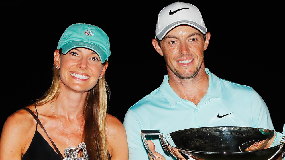 Erica Stoll y Rory McIlroy sonriendo