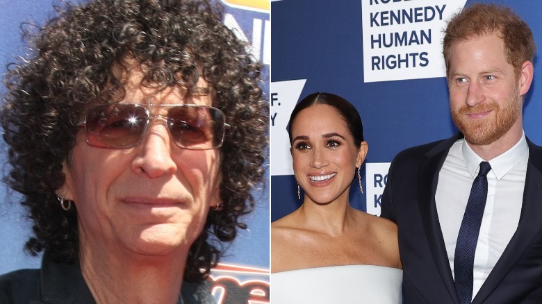 Howard Stern, el príncipe Harry y Meghan Markle