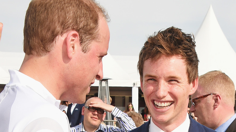 Príncipe Guillermo con Eddie Redmayne