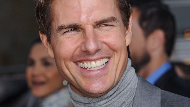 Tom Cruise sonriendo 