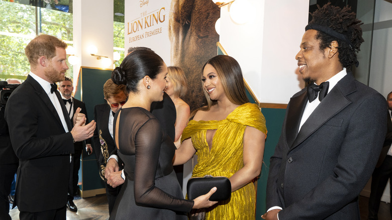 Meghan Markle charlando con Beyoncé