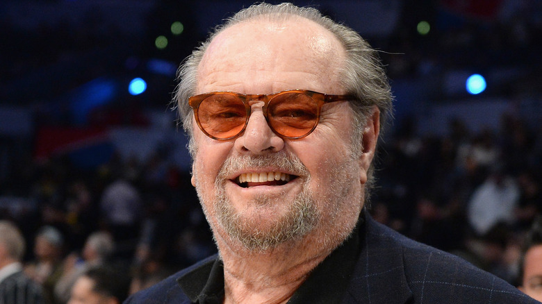 Jack Nicholson en el Staples Center en 2018