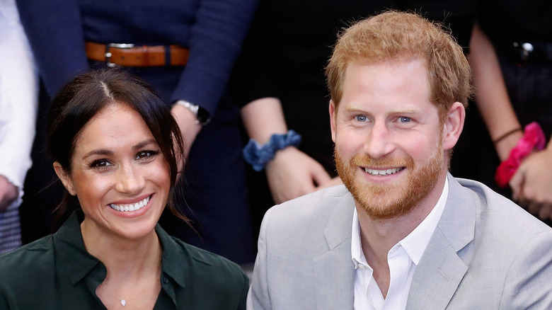 Meghan Markle Príncipe Harry sonriendo