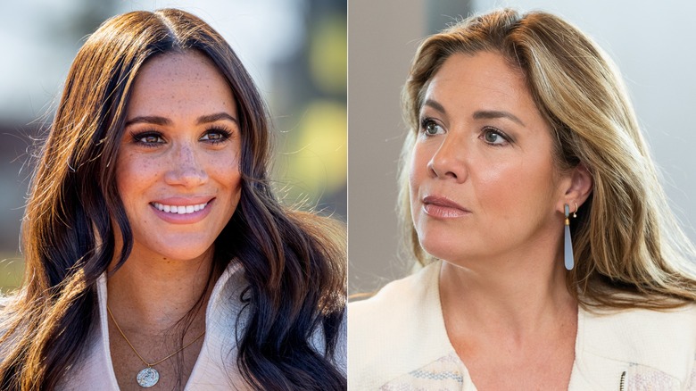 Imagen dividida de Meghan Markle y Sophie Gregoire