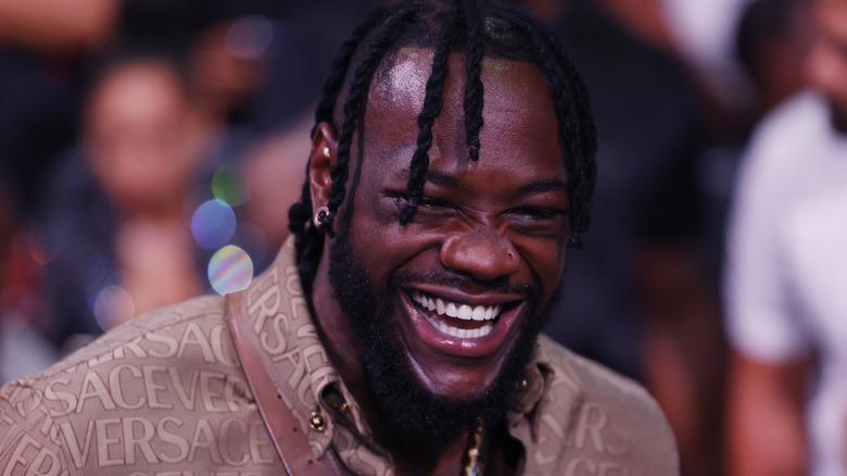 Deontay Wilder sonriendo 