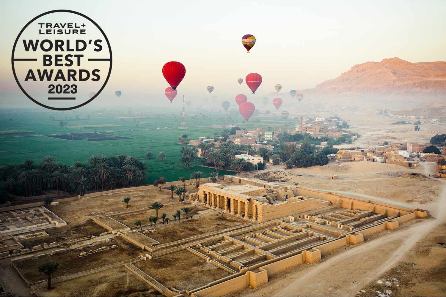 Paseos en globo sobre el Valle de los Reyes en Luxor, Egipto 