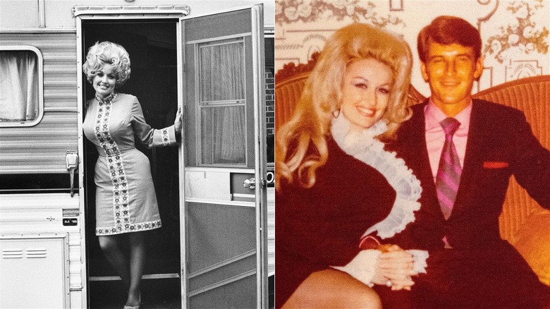 Dolly Parton de gira y posando con su marido