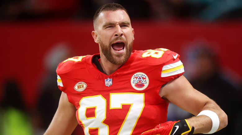 Travis Kelce reaccionando