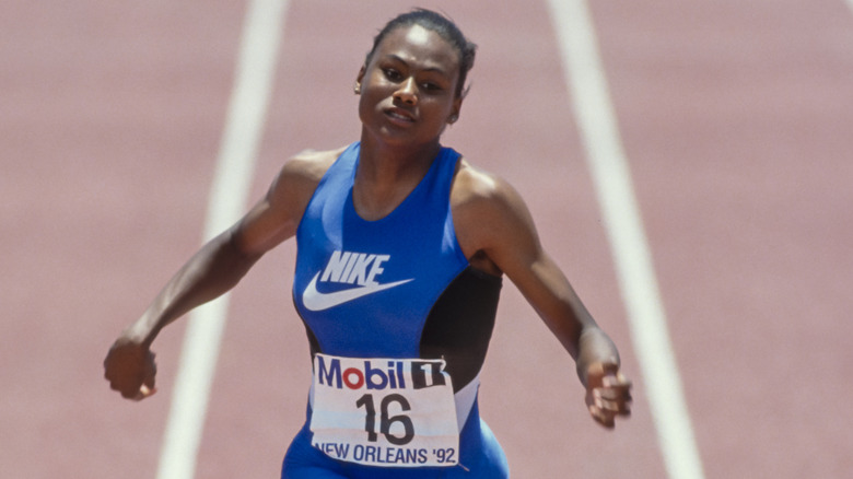 marion jones corriendo 