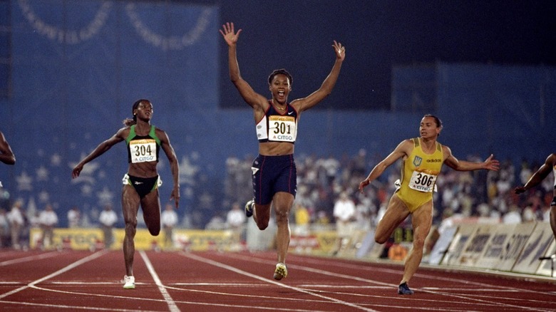 Marion Jones en los Juegos de Buena Voluntad