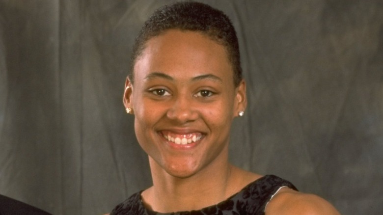 Marion Jones sonriendo