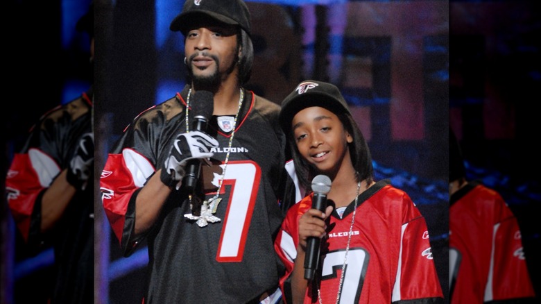 Katt Williams con Micah en 2006