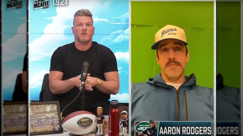 Pat McAfee Aaron Rodgers ESPN