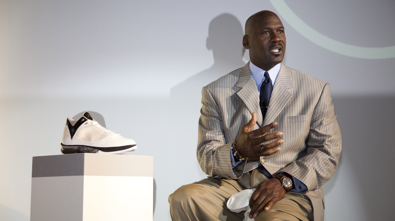 Michael Jordan en el evento Air Jordan 2015