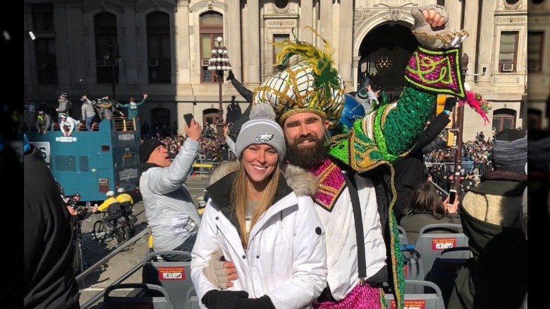 Kylie y Jason Kelce