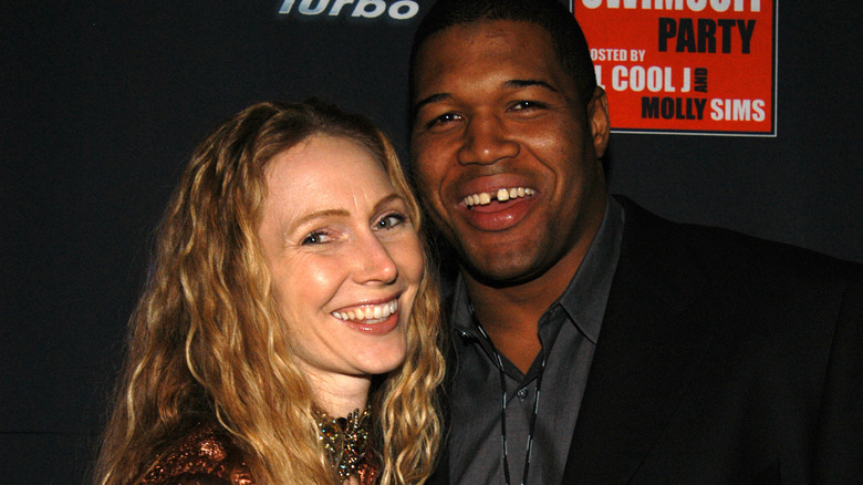 Michael Strahan y Jean Muggli sonriendo