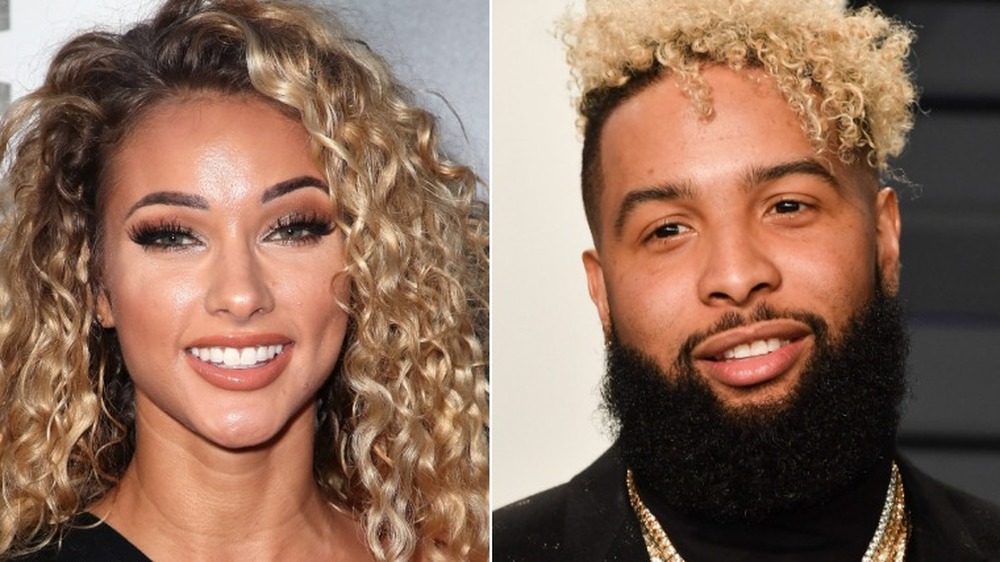 Lauren Wood y Odell Beckham Jr.