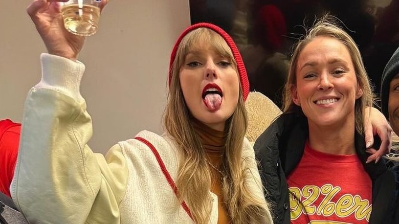 Taylor Swift y Kylie Kelce