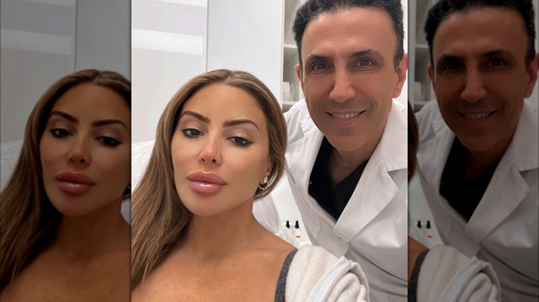 Larsa Pippen y el Dr. Simon Ourian sonriendo