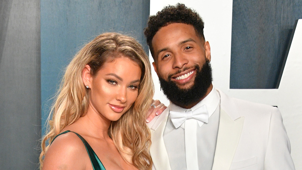 Lauren Wood y Odell Beckham Jr.