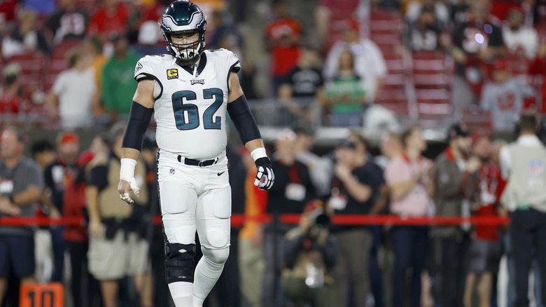 Jason Kelce en el campo