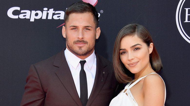 Danny Amendola y Olivia Culpo posando