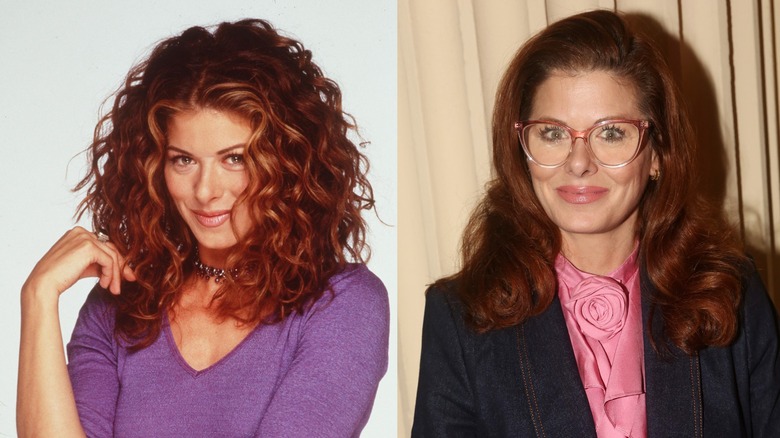 Debra Messing a finales de los 90 y 2023