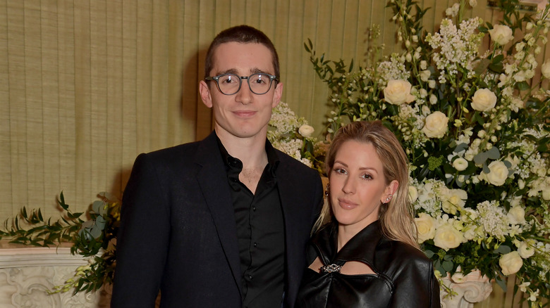 Caspar Jopling y Ellie Goulding posando