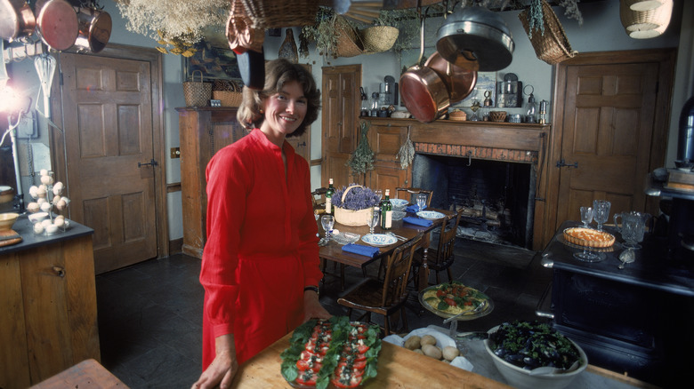 Martha Stewart en su cocina 